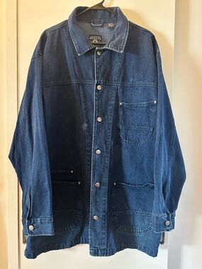 Vintage RESULTS Men’s Jeans Denim Chore Jacket Loose fit